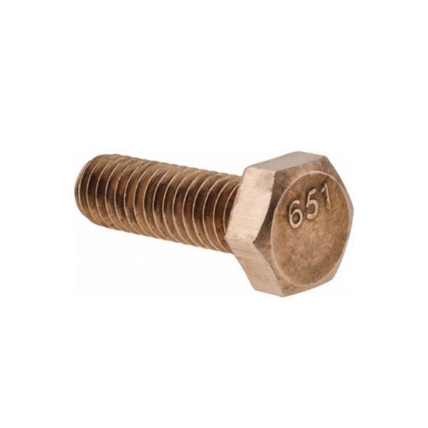 5 Hex Head Silicon Bronze 651 98% copper Bolts Washers & Nuts 1/2-13 X 2 1/4"