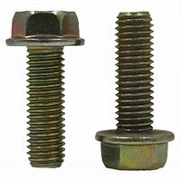 Metric 10.9 Hex Flange Screw, Non Serrated, Din 6921, Zinc-Yellow