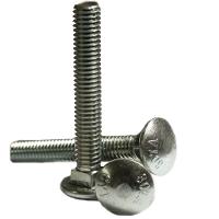 CARRIAGE BOLTS, A307 GRADE A, ZINC CR+3, LOW CARBON (INCH)