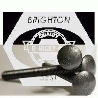 Carriage Bolts, A307 Grade A, Plain, Low Carbon (Inch)