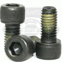 Socket Head Cap Screws, Nylon Patch, Thermal Black Oxide Alloy (Inch)