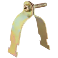 Cushion Rigid/IPS Pipe Strut Clamp Zinc Yellow Cr+6