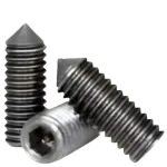 Cone Point Socket Set Screws, Thermal Black Oxide, Alloy