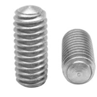 Oval Point Socket Set Screws, Stainless Steel 18 8 (Inch)
