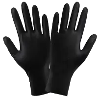 Black Nitrile-Vinyl Blend Disposable Gloves 5-Mil, Powder-Free, FDA & ESD Compliant