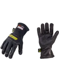Ironclad HW6XFR-03-M Heatworx Heavy Duty Gloves, Flash Fire Protection, Black Size Medium