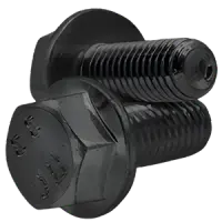 Metric Class 8.8 Hex Flange Bolt, Non Serrated, DIN 6921, Plain