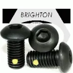 Button Socket Cap, Nylon Pellet, Thermal Black Oxide, Alloy 