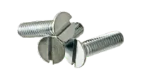 Machine Screw, Flat Slotted, Zinc Cr+3 (Metric)
