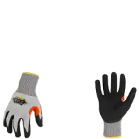 Ironclad SKC4SN-05 XL COMMAND A5 Sandy Nitrile Gloves, Touchscreen, Vend Packed, Gray & Black , Size X Large