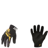 Ironclad WCG-04-L WORKCREW Gloves, Neoprene Cuff, Black, Size Large