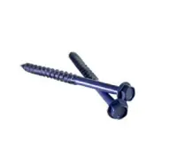 Commercial Concrete Screw, Blue Finish (Inch)