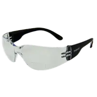 Proferred 100 Clear Bifocal +1.5 Diopter Safety Glasses with AS – ANSI Z87.1 Impact-Rated Eye Protection