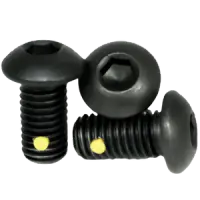 Button Socket Cap, Nylon Pellet, Thermal Black Oxide, Alloy