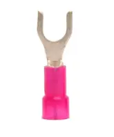 22-18 Gauge Nylon Insulated #10 Plain Spade Terminal Connectors