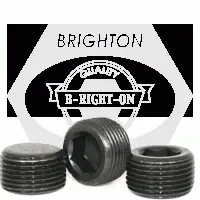 Pipe Plugs, Hex Dry Seal 3/4 Taper, Black, Alloy (Usa) 