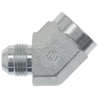 Steel, SAE J514 37° Flare 45° Female Elbow – 3/4\