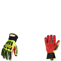 Ironclad EXTRC-03-M Extrication Gloves, For high risk fields, Yellow/Red, Size Medium