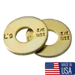 Uss L9 Tension Flat Washers Pattern Zinc & Yellow Cr+3 (Usa)
