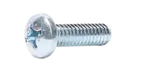 Machine Screw, Flat Head Phillips, Zinc Cr+3 (Inch)