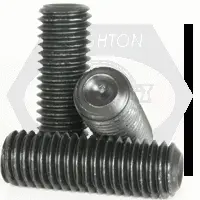 Cup Point Socket Set Screws, Thermal Black Oxide, Alloy (Inch)