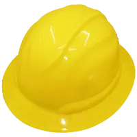 Bullhead Safety™ Head Protection – Yellow Full Brim Hard Hat