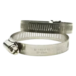 304 Stainless Hose Clamps with Nickel Plated Screw