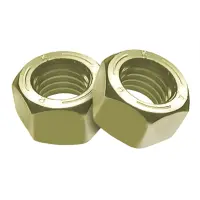 Finished Hex Nut 1/2-13 Gr8 Zinc Yellow