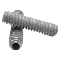 Cup Point Socket Set Screws, Mechnical Zinc, Alloy (Inch)