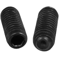 Flat Point Socket Set Screw, Thermal Black Oxide, Alloy (Inch)