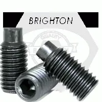 Metric Dog Point Socket Set Screws, 45H Iso 4028 / Din 915, Thermal Black Oxide, Alloy