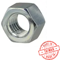 Grade 5 Hex Nut, Taiwan, Zinc Cr+3 (Inch)