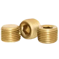 Pipe Plugs, Brass 3/4 Taper, Plain (Usa)