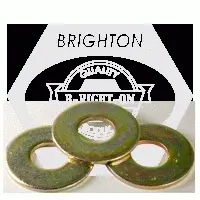 Uss Flat Washer, Zinc-Yellow (Inch)