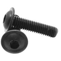 Metric Class 10.9 Button Flange Socket Screw, ISO 7380 2 Thermal Black Oxide