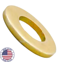 Sae Flat Washer (Usa), Thru Hardened, Zinc/Yellow (Inch)