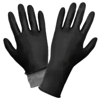Panther-Guard® Black Nitrile Disposable Gloves – Large