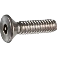 Stainless 18 8 Flat Socket Cap Screw, Tamper Resistant (Inch)
