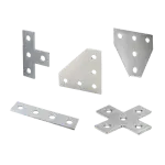 Flat Strut Fitting Pre Galvanized