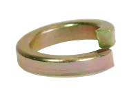 Split Lock Washers, Hi Collar, Thru Hardened, Zinc-Yellow (Inch)