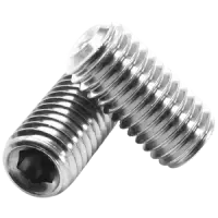 Metric Cup Point Set Screws, 45H Iso 4029 / Din 916, Zinc Bake Cr+3, Alloy