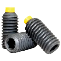 Nylon Tip Set Screws, Thermal Black Oxide, Alloy (Inch)