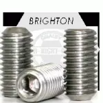 Cup Point Socket Set Screws, Stainless Steel 18 8 