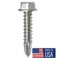 Usa Teks/2, Self Drilling Screw, Zinc Cr+3 (Inch)