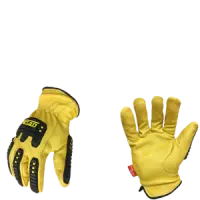Ironclad ILD-IMPC5-06-2XL 360* Cut leather impact Gloves, Goatskin Palm, Tan, 2X Large