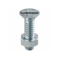 Stove Bolt With M/S Nut, Zinc Cr+3 (Inch)
