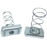 Regular Spring Strut Nuts Zinc Clear CR+3