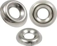 Countersunk Finishing Washer, Nickel Plated (Inch)