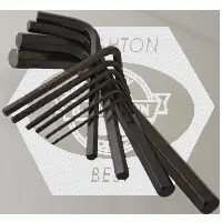 Hex Keys 8650 Alloy Set Plain (Usa) (Inch/Metric)