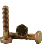 Grade 8 Hex Head Cap Screws Zinc Yellow